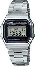 Orologio Casio A158WA-1 Acciaio Crono Luce Sveglia - Vintage Digitale Uomo Con Scatola - Foto 9