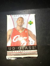 2003 Upper Deck Glass Basketball  5 Card Pack Possible LeBron Jordan Kobe