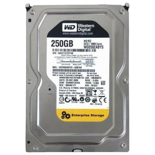 Western Digital 250GB WD2500BEVT 5400RPM SAT 2.5