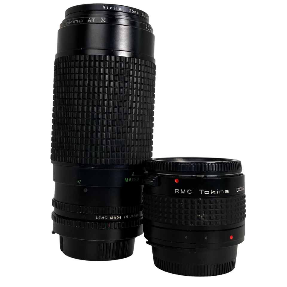 Nikon N6006 AF 35mm TOKINA AT-X 50-250 Lens & Doubler adapter Film ...