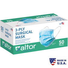 MADE IN USA✅ 3PLY SURGICAL DISPOSABLE MASKS ASTM LEVEL 1 FDA Approved 50/100/200