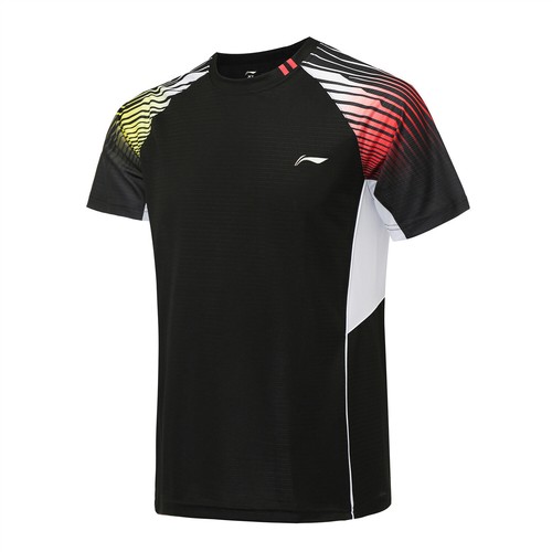 Adult Kid Li-Ning Sports Short Sleeve Tops Tennis Clothes Badminton Wear T-SHIRT - Picture 5 of 13