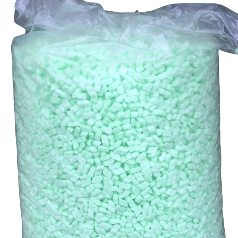 Green PACKING PEANUTS Recycled *Any Qty* VOID FILL Value/Loose Chips/Polystyrene eBay