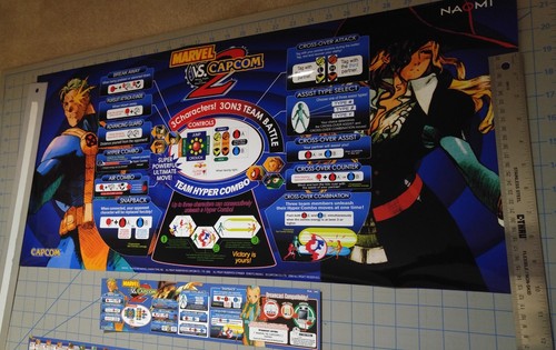 Marvel vs Capcom 2 FULL Artwork for NAMCO Noir / SEGA Lindbergh Naomi Jamma - Picture 4 of 7