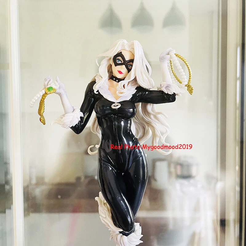 Sexy Comic BISHOUJO Black Cat Figure Toys Model STATUE Xmas Gift 10" Ornament - Image 4 of 4