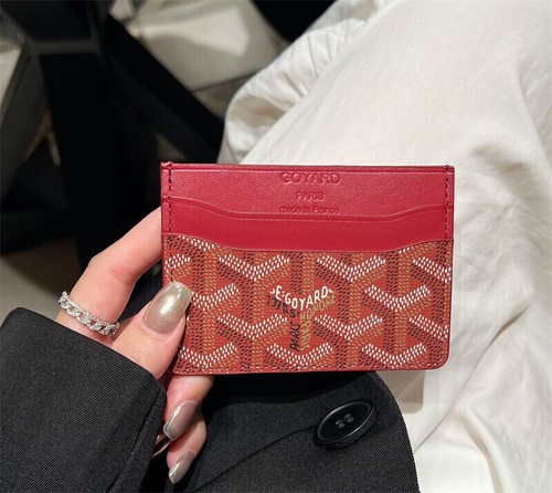 Damen GYD Leder Kartentasche super schmal kleine Geldbörse Mode Karten Geldbörse Geschenke NEU - Bild 6 von 37