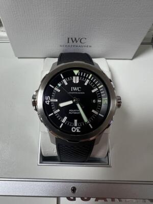 IWC SCHAFFHAUSEN IW329001アクアタイマー 自動巻 IWC Schaffhausen Aquatimer Automatic Watch IW329001 Black | eBay