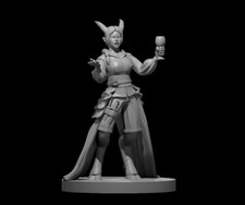 Satyr Female Bard 28mm Scale DND D D Tabletop Miniature