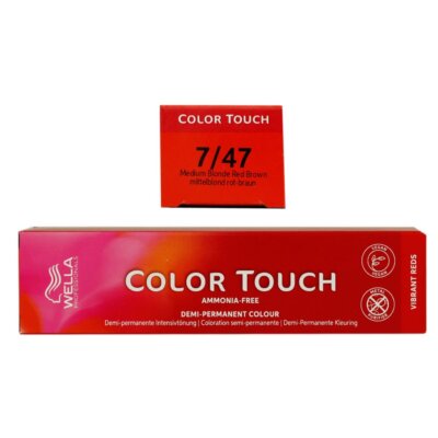 Wella Color Touch Vibrants Reds 60 ml 7/47 mittelblond rot braun