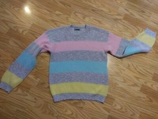 Vintage Adele Sweater. Soft. Pastels. Women's L. EUC