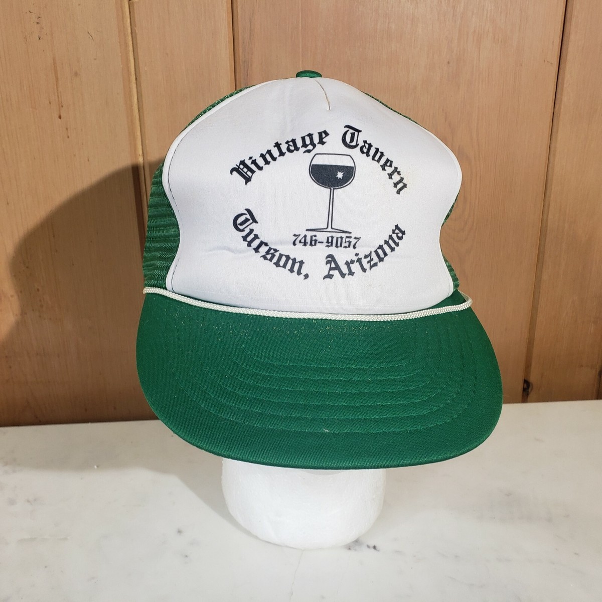 Vtg Mesh Rope Trucker Hat Vintage Tavern Tuscon Arizona  display picture 1