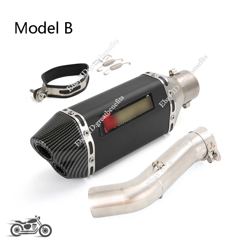 Tubo de escape medio deslizable para BMW C650 Sport 2016-2020 310 mm silenciador escape Foto 4 de 4