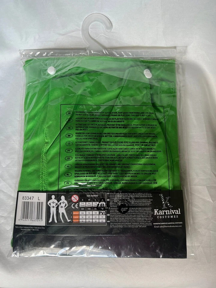 Disfraz de Ninja Verde para Niños Juegos con disfraces Conjunto de Juego para Niños Talla Grande (7-8) Foto 2 de 3