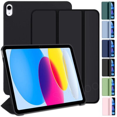 For iPad 6/7/8/9/10/11th A16 Pro Air 11'' 13'' 2025 Smart Leather Stand Case Cover