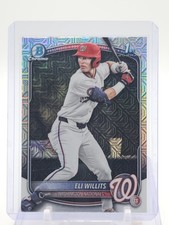 ELI WILLITS 2025 BOWMAN CHROME MEGA MOJO REFRACTOR 1ST ROOKIE #BDC-1 Q7169