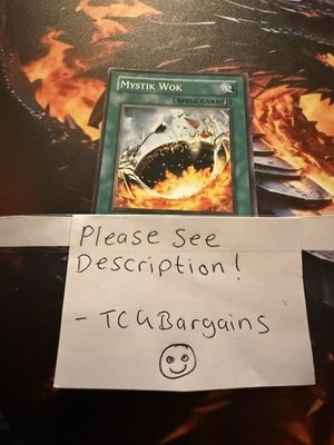 1x Mystik Wok Gemischte Sets/Editionen/Rarität Yugioh! karten - siehe Beschreibung! 