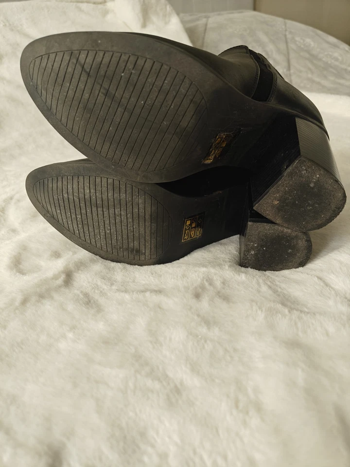 Call It Spring Women's Ankle Boots Heeled Bootie Pointed Toe Block Heel Zip 6.5 - Image 4 of 4