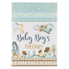 Christian Art Gifts Baby Boy Milestone Photo Prop Cards 24 Count Pack of 1 
