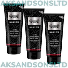 Wilkinson Sword Barber's Style Shaving Cream -  177ml  Choose Pack 3 or 6