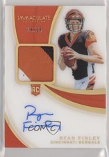 2019 Panini Immaculate Rookie Gold 19/25 Ryan Finley #106 Patch Auto 5w7
