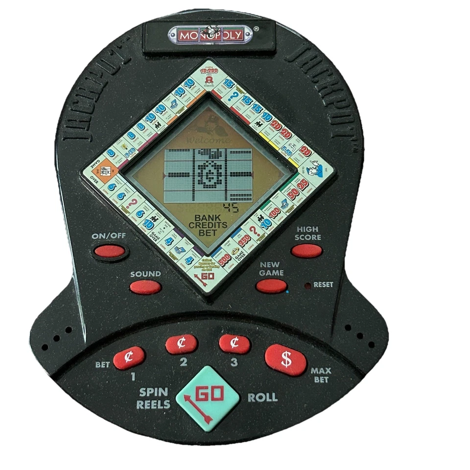 Lote de 6 Juegos Electrónicos Portátil De Colección Tragamonedas Solitario Monopoly Tenis Foto 2 de 4