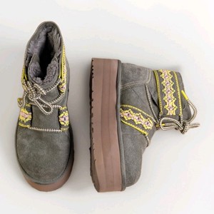 UGG Australia Men\'s Size 17 Green Canvas Slip-On Shoes - Worn by STACEY KING Green Uggs | eBay main image 2