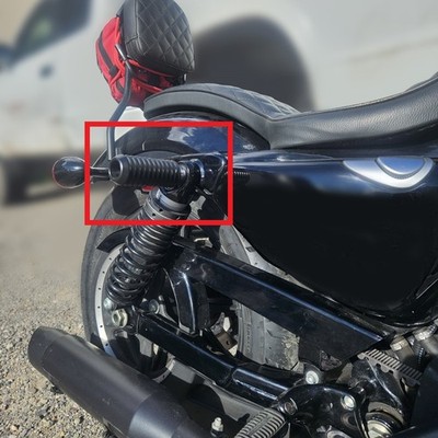 4'' Thread Rear Frame Slider Crash Bar For Harley Sportster 48 XL1200X 2010-2022
