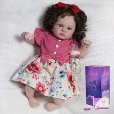 Lifelike Reborn Baby Dolls Alive Girl Vinyl Silicone Realistic Newborn Toddler