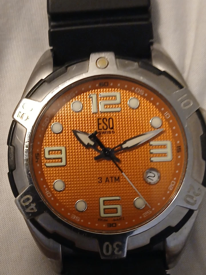 ESQ by Movado Swiss 23.1.14.5526 All Steel / Rubber 42mm Men's Watch - Image 2 of 4