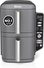 Image of Ninja Double Stack XL Air Fryer, Vertical Dual Drawer AirFryer SL400UK