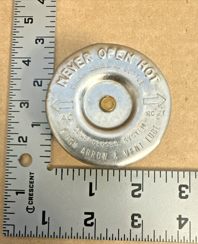 NOS Vintage AC RC-27 Radiator Cap w /OEM Fiber Gasket AC-RC-27 GM #6410427 RC27 - Bild 12 von 20