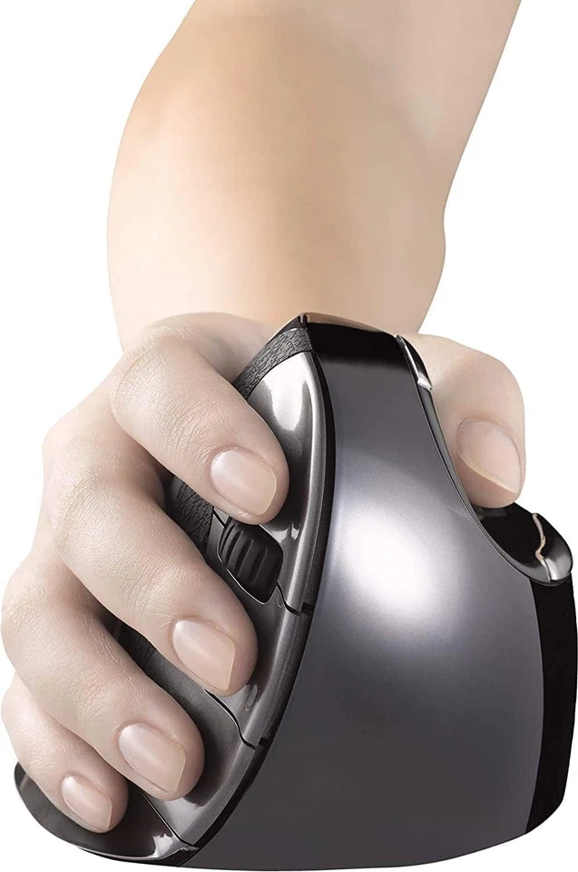Evoluent VerticalMouse D Featuring Comfortable Handshake Position, Grooved Exten - Image 3 of 4