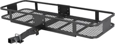 Hitch Cargo Carrier 650LBS Foldable Basket Luggage Rack w/ 2 Inch Receiver