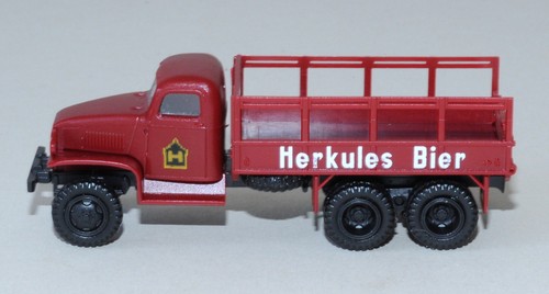 Roco 1631, GMC/Henschel, Herkules Bier, rot, H0, neu, OVP - Bild 6 von 11