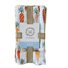 The FARMHOUSE by Rachel Ashwell Plaid Carrots Cloth Napkins Set Of 6 Easter New