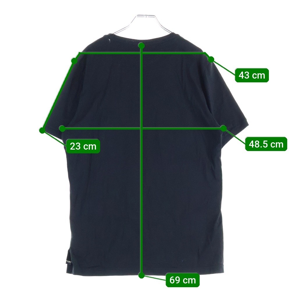 FENDI 22SS Logo Patch Tee FY0894 A9RL Front Logo Patch Crew Neck Short Sleeve T thumbnail 9