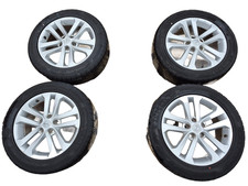 2015 Nissan Juke S Wheel Rim W Tire Milestar 21555 R17 4 Pcs Oem