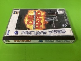 Die Hard Trilogy (Sega Saturn, 1997) CIB Manual Reg Card Tested & Working