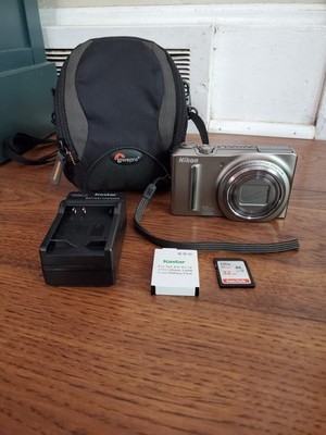 Nikon Coolpix Digital Camera S9050 15.5x Wide Optical Zoom Battery & Charger