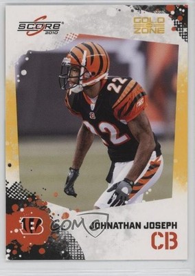 2010 Score Gold Zone 34/299 Johnathan Joseph #62 0b9g