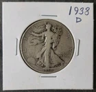 1938 D 50c Walking Liberty Silver Half Dollars