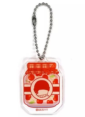 Akai Shuichi Detective Conan Acrylic Keychain Face Bottle 50x35mm