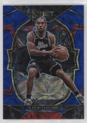 2022-23 Panini Select Concourse Blue Scope Prizm 197/249 Kawhi Leonard #65 11es