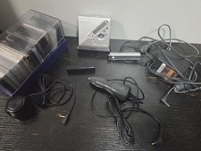 Sony Walkman MZ-NF810 Net MD MiniDisc Recorder AM/FM Radio Silver W/ Accessories