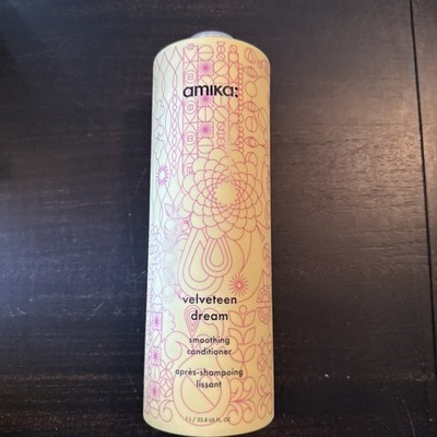 Amika Velveteen Dream Smoothing Conditioner 33.8oz Liter Jumbo Size NEW