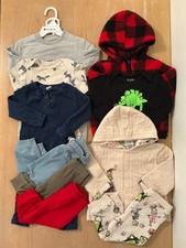 Carter's, Champion, Others Infant Boys Clothing Lot of 10 Size 12, 12-18 Months