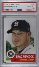2018 Topps Living Set Online Exclusive /5440 Brad Peacock #45 PSA 10 GEM MT 2f4