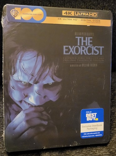 The Exorcist (4K UHD) Best Buy Steelbook, Brand New OOP~ Linda Blair  - Picture 2 of 8
