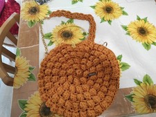 Borsa Vintage In fettuccia fatta a mano 