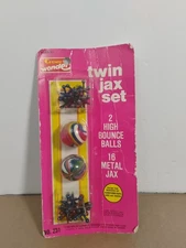 Vtg 1980 Chemtoy Wonder Twin Jax Set Bounce Balls Tootsietoy #231 NOS